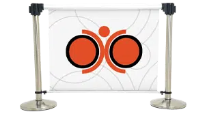 Kit banner per colonnine con telo personalizzato TLB5