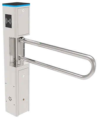 Portello motorizzato bidirezionale ad accesso singolo SZ205 con anta in acciaioo