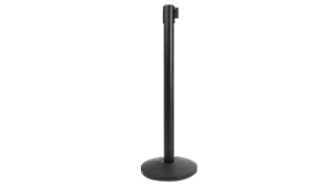 Colonnina tendinastro nero opaco con sistema retrattile TL40